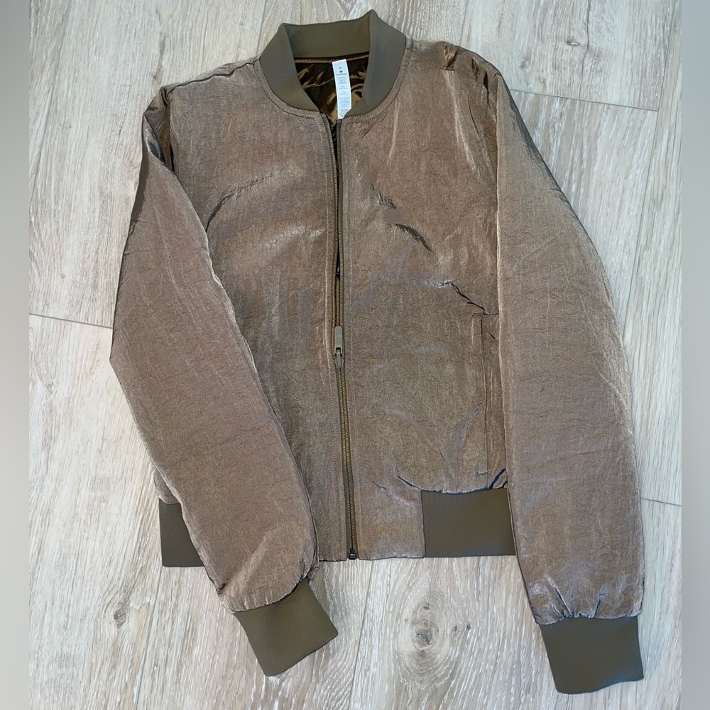 Lululemon Non Stop Bomber Reversible Jacket Size 6